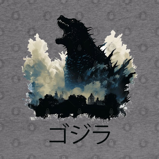 Gojira Inkblot by pandas doing stuff